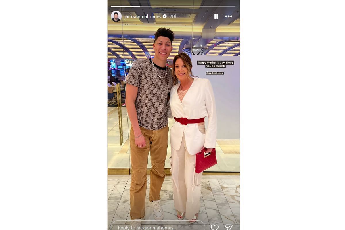 Jackson Mahomes’ Mother’s Day Tribute and Patrick Mahomes' high school QB clash, Instagram